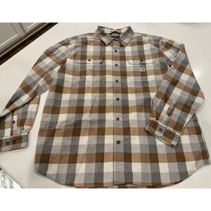 Carhartt Flannel Shirt Mens XL Plaid Relaxed Fit Rugged Flex Midweight